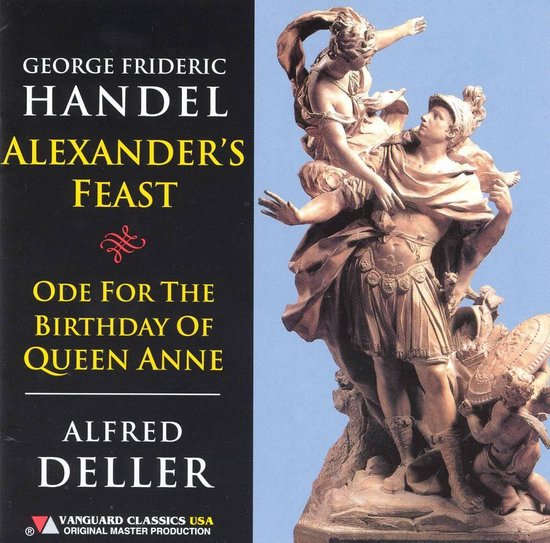 Handel Alexander's Feast; Ode for Queen Anne, Alfred Deller CD (album) Muziek bol.