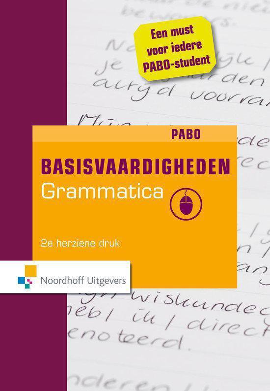 Pabo-vaardigheden - Basisvaardigheden Grammatica