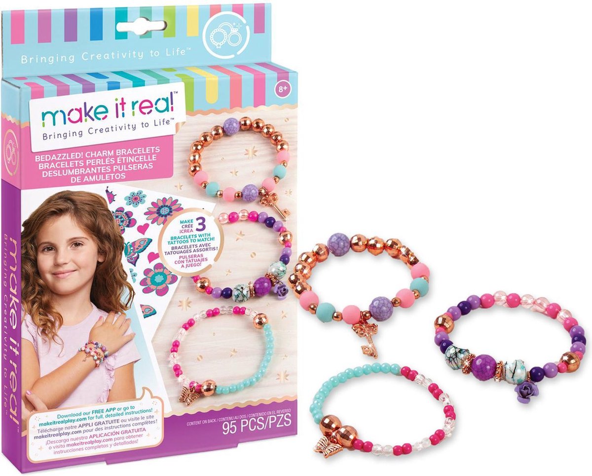 Make it Real - Bedelarmbandjes maken - Maak 3 unieke armbandjes