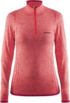 Craft Active Comfort Zip Sportshirt Dames - Crush
