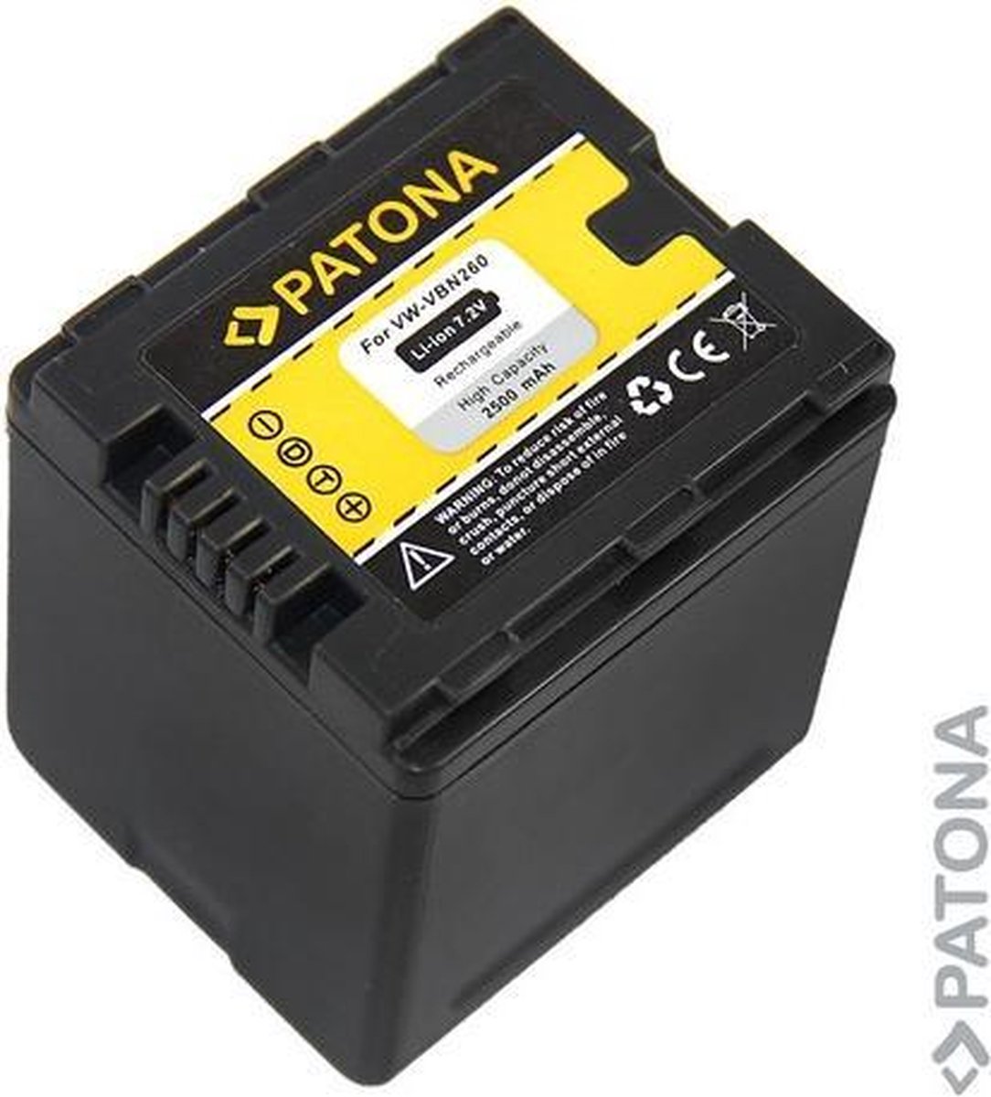 PATONA Battery for Panasonic HDC-SD800 SD900 SD909 TM900 HS900 VW-VBN260