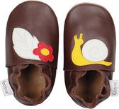 Bobux babyslofjes Chocolade Slak en Blad