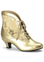 Funtasma Enkellaars -38 Shoes- Dame-05 US 8 Goudkleurig