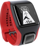 TomTom Multi-Sport Cardio - Multisporthorloge - GPS - Zwart/Rood