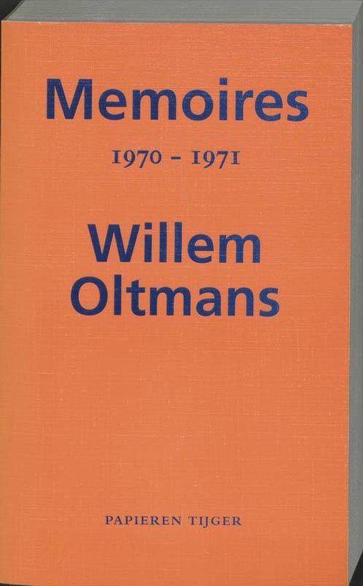 Cover van het boek 'Memoires / 1970-1971' van Willem Oltmans