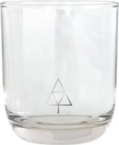 TAK Design Drinkglas Tree Laag - Glas - Ø7,8 x 8,8 cm - Zilver
