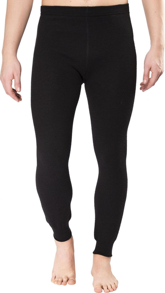 Woolpower Long John 400 merino ondergoed zwart - Maat XXL