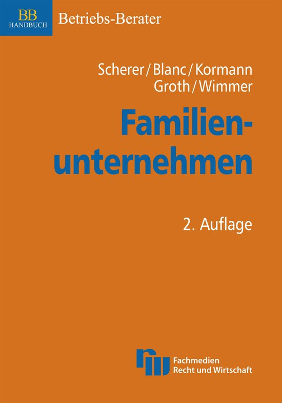 BB-Handbuch - Familienunternehmen - cover