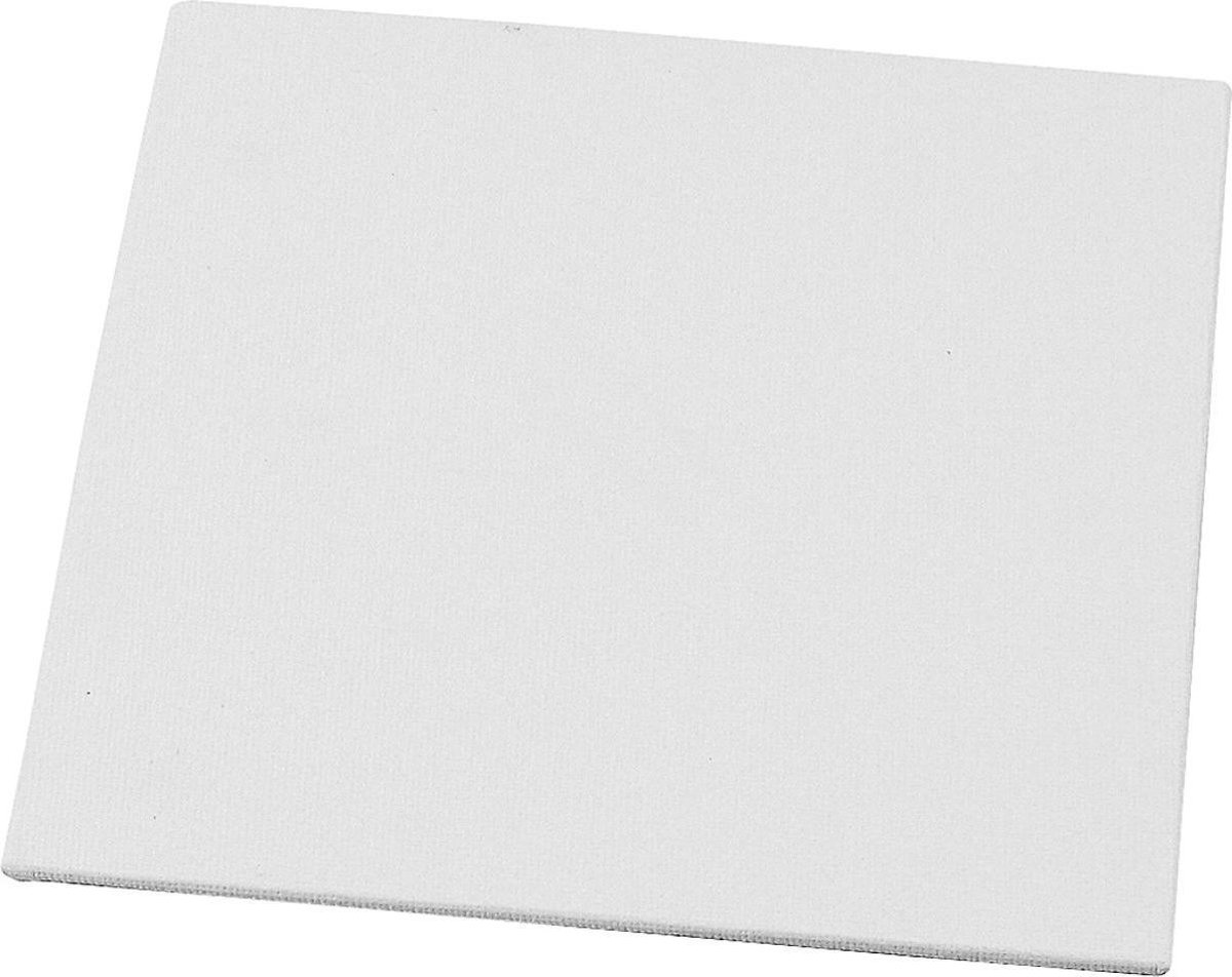 Premium Schilderdoeken canvas paneel 25x25cm - 8 stuks blanco panelen - platen -... | bol.com