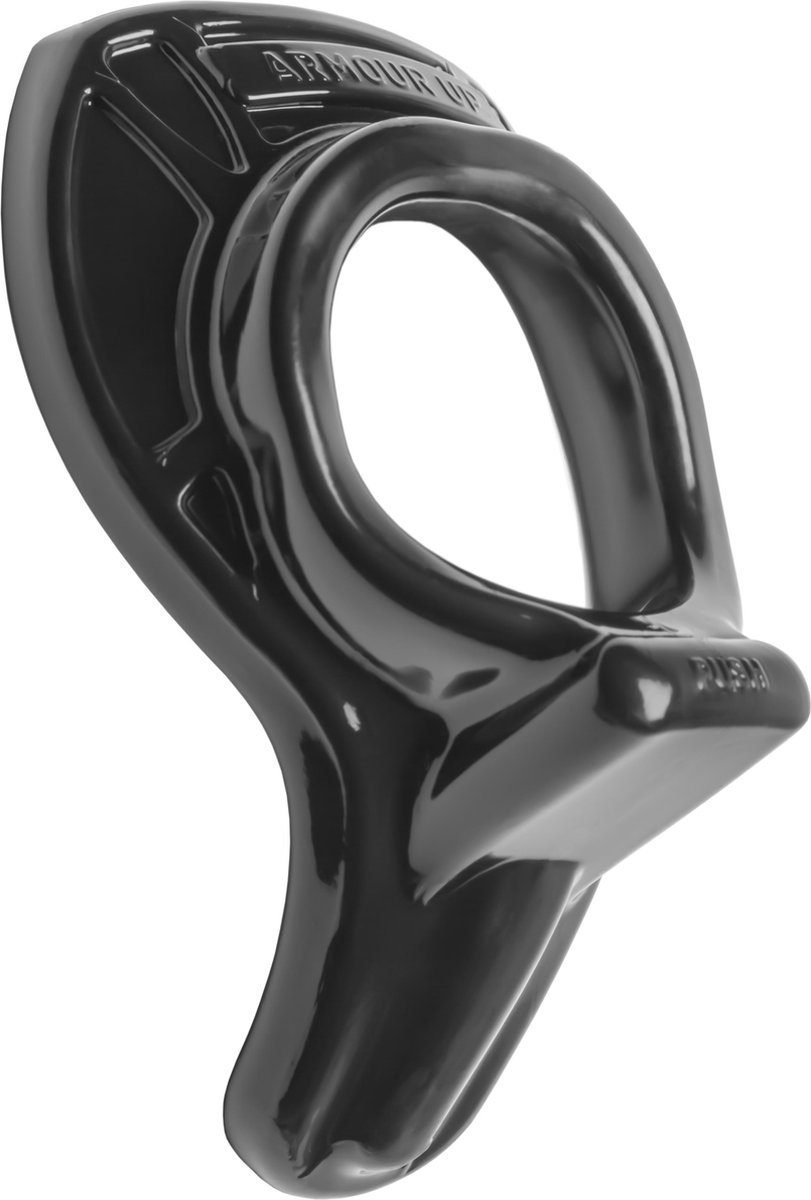 Perfect Fit - Armour Push Zwart - Penisring