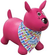 Ludi skipy hond roze met sjaal