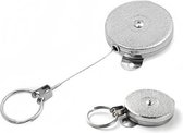 Key-Bak 48" Retractor 487HD Stainless steel cord
