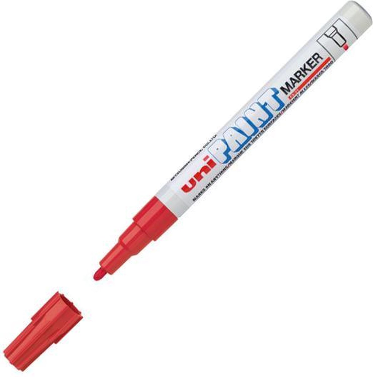 Uni Paint PX-21 Paint Marker - Rode verfstift met 0.8 - 1.2 mm punt
