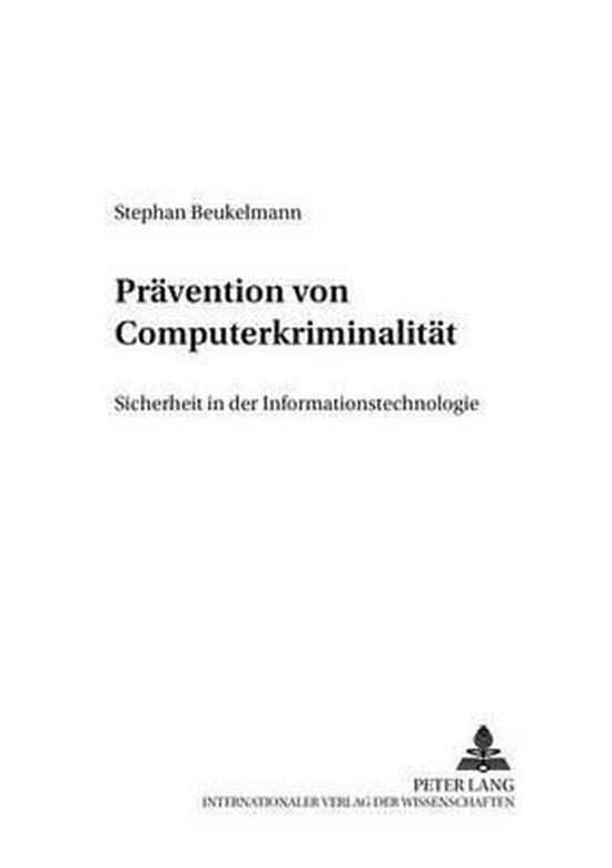 Prävention von Computerkriminalität - cover