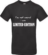 Shirt " Limited edition" maat S Zwart