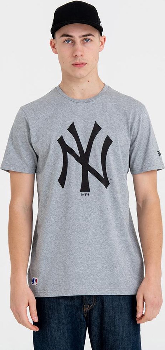 New Era TEAM LOGO TEE New York Yankees Shirt - Grey Med - XXL