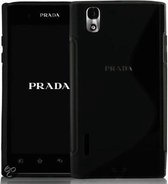 Comutter Silicone case hoesje voor LG Prada 3.0 P940 zwart