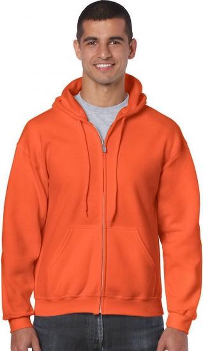 Oranje vest met capuchon voor heren XL | bol.com