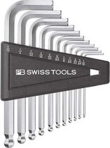 PB Swiss Tools Stiftsleutelset binnenzeskant 7 delig kogelkop inch