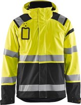 Blåkläder 4987-1987 Shell jack High Vis ongevoerd Geel/Zwart maat 4XL