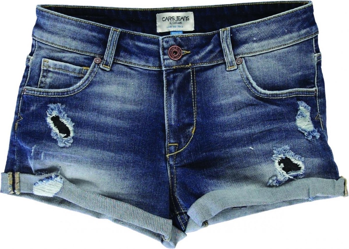 Cars Meisjes korte broek meisje blauw - Maat 128 | bol.com