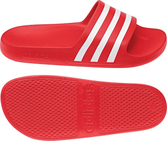 adidas Adilette Aqua Heren Slippers - Active Red/Ftwr White/Active Red - Maat 45 adidas Adilette Aqua Heren Slippers - Active Red/Ftwr White/Active Red - Maat 45