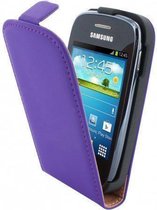 Mobiparts Premium Flip Case Samsung Galaxy Pocket Neo Purple