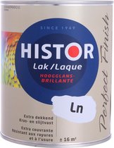 Histor Perfect Finish Hoogglans Lak Alkyd RAL9005 Gitzwart 2,5 Liter