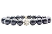 Beaddhism - Armband - Big Black - Queen - 10 mm - 22 cm