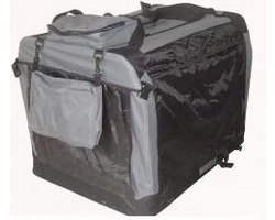 Topmast Nylon Hondenbench Premium Antraciet 102 x 69 x 69 cm