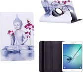 Xssive Tablet Hoes voor Samsung Galaxy Tab S 10,5 inch T800 T801 T805 - 360° draaibaar - Boeddha