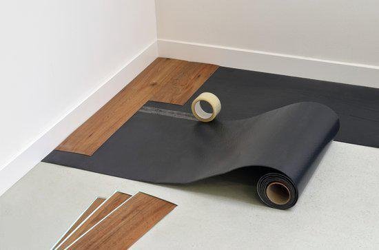 Flexxfloors Silence Ondervloer - 5 m2 - Voor zelfklevende en click vloeren  - 10 dB... | bol