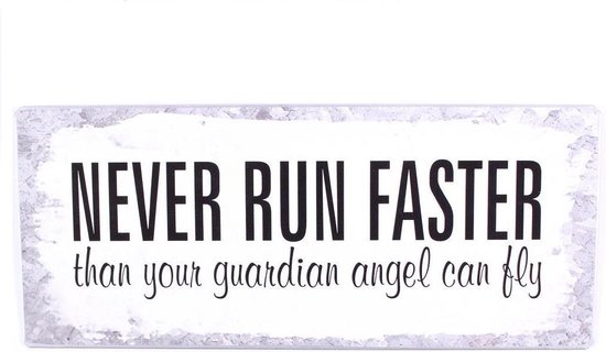 Ne courez jamais plus vite que votre Angel Guardian Can voler