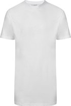 Slater 2700 -  Basic Extra Long 2-pack T-shirt R-neck s/sl white 3XL 100% cotton