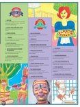 Vrouw met pizza, toeristische attracties en activiteiten.