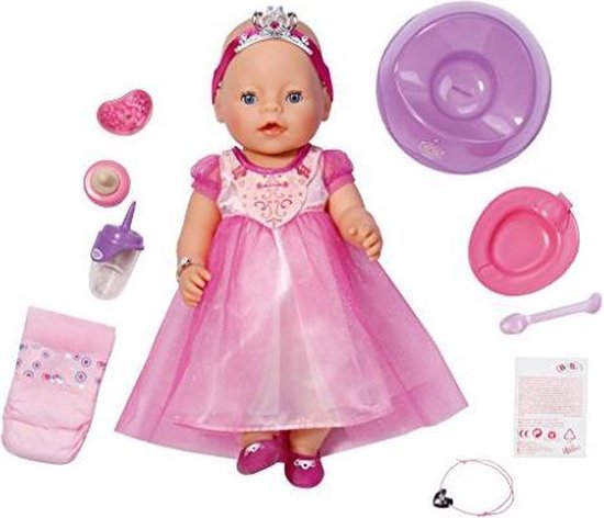 roze onwetendheid moreel BABY born - Interactieve Pop Prinses - Baby Pop | bol.com