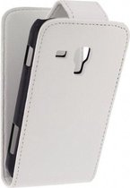 Xccess Leather Flip Case Samsung Galaxy Trend S7560 White