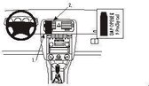 Brodit ProClip houder geschikt voor Skoda Fabia 2000-2007 Center mount