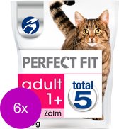 Perfect Fit Droogvoer Adult Zalm - Kattenvoer - 6 x 750 g