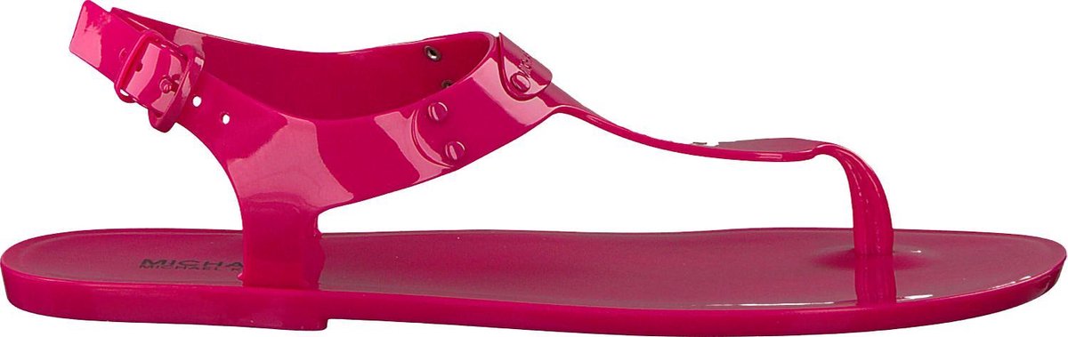 Michael Kors Dames Sandalen Mk Plate Jelly - Roze - Maat 38 | bol