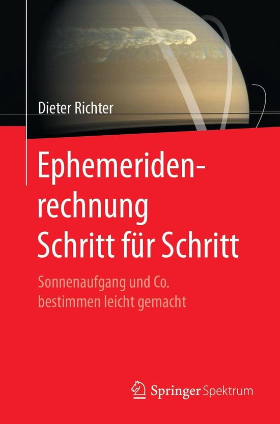 Ephemeridenrechnung Schritt für Schritt - cover