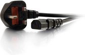 C2G 10m Power Cable 10m BS 1363 C13 stekker Zwart electriciteitssnoer