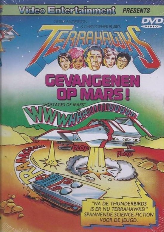 Terrahawks: Gevangen Op Mars! DVD TV Sci-Fi Serie Film Taal: Engels Ondertiteling NL Nieuw!