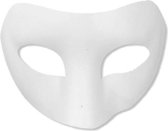 Papier mache masker colombina