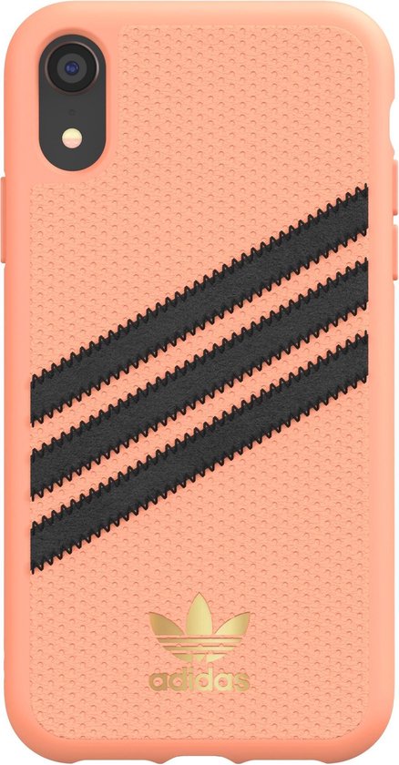 adidas OR Moulded case PU WOMEN SS19 Apple iPhone Xr clear pink | bol.com