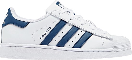 adidas Superstar Kids Sneakers - Ftwr White/Ftwr White/Legend Marine - Maat  29 | Bestel nu!