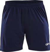 Craft Squad Short Solid Pantalon de sport pour femme - Taille XL - Femme - bleu / blanc