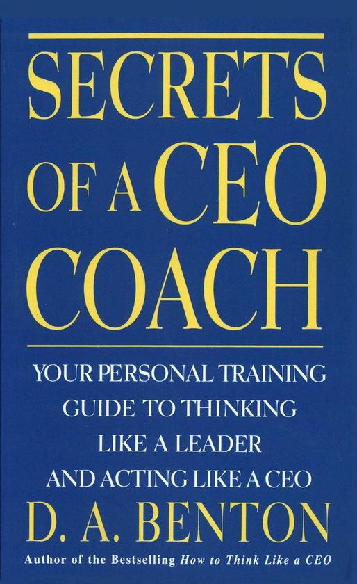 Secrets of A CEO Coach - cover