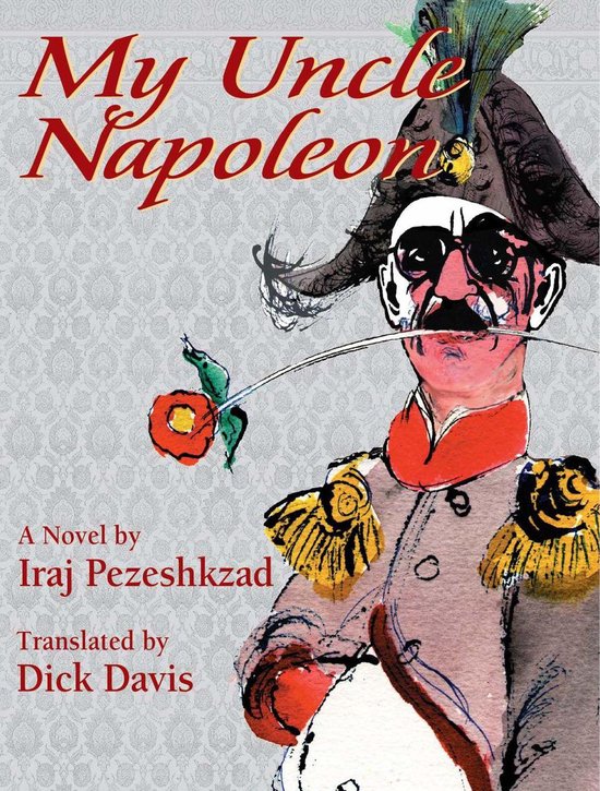 Boekomslag van 'My Uncle Napoleon' met een schilderij van een man in militair uniform met een grote hoed en snor.