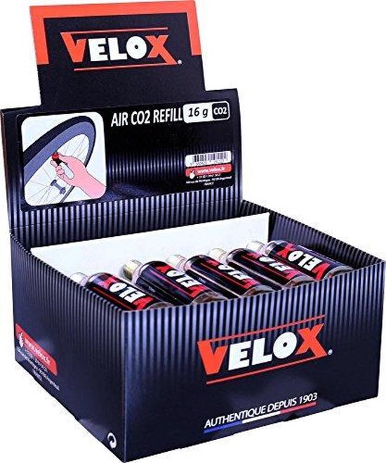 Velox 15 stuks CO2 patronen 16g met draad - Velox